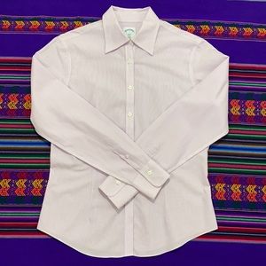 Brooks Brothers Non-Iron Striped Fitted Shirt EUC!